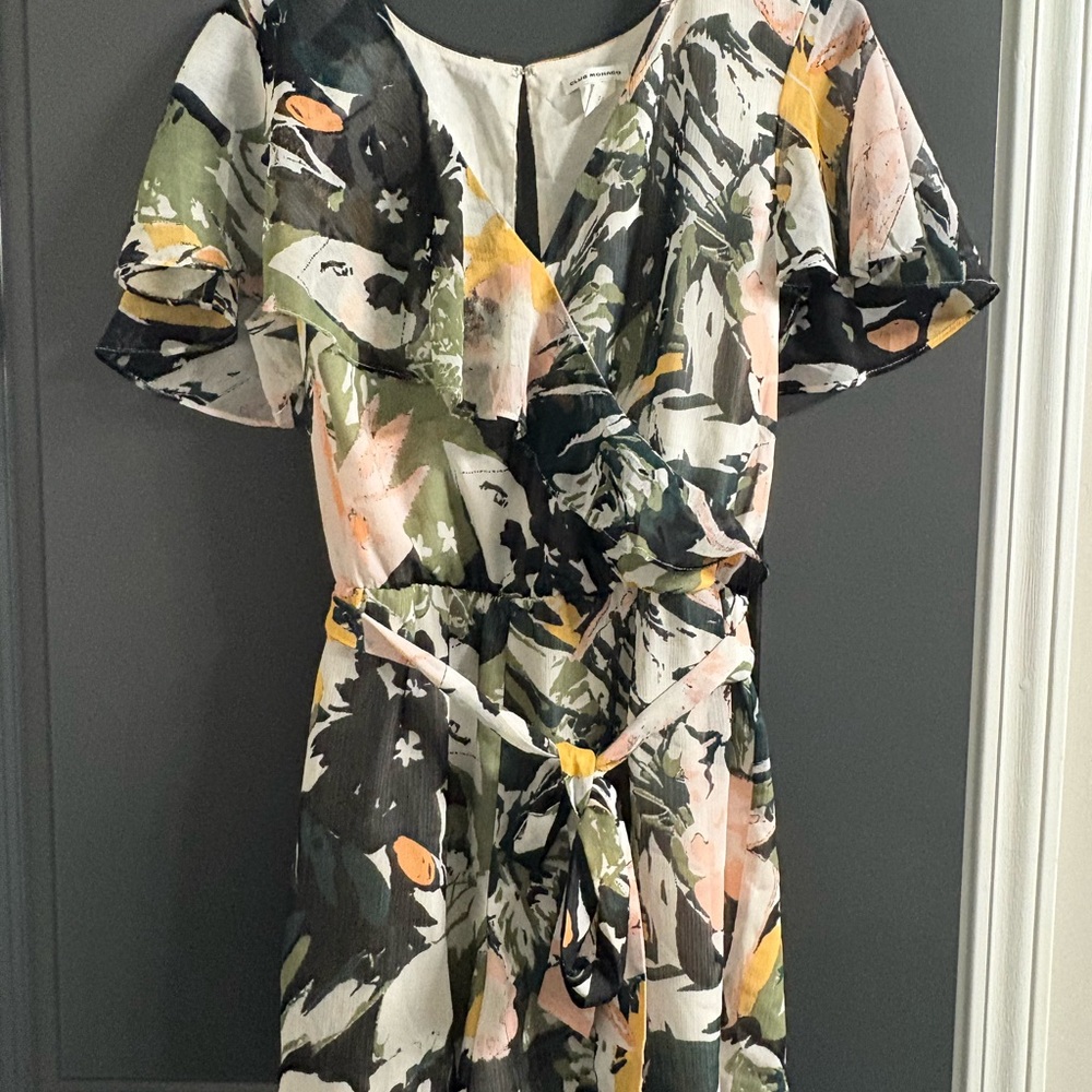 Floral Print Romper